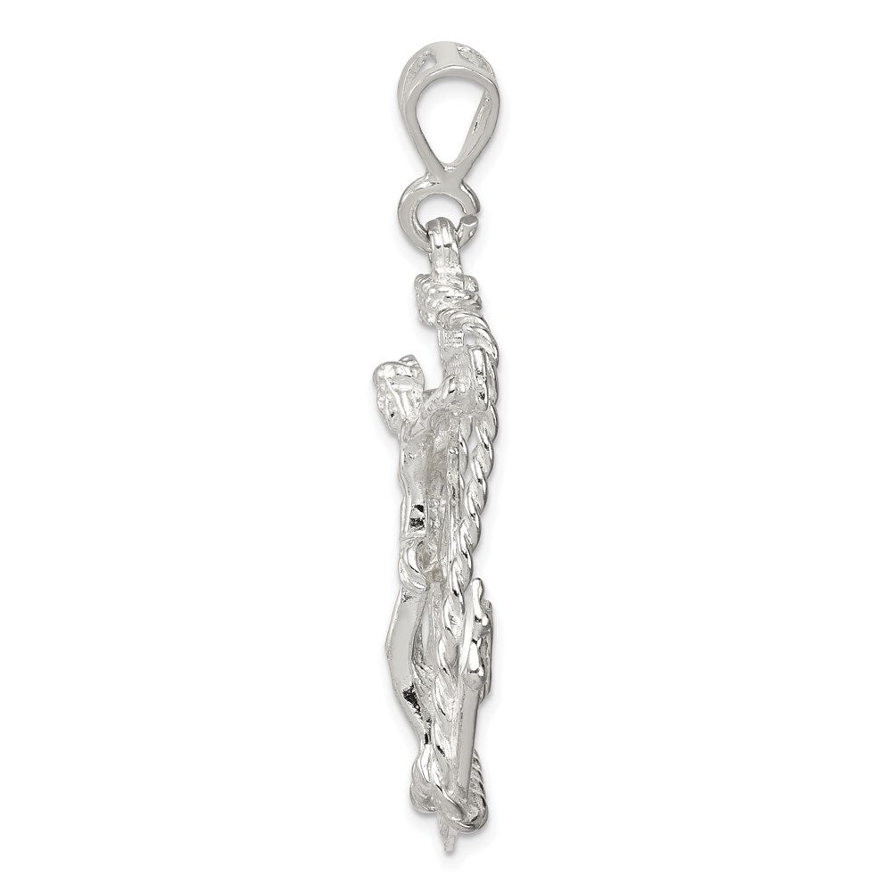 Sterling Silver Mariner Cross Pendant Holiday Gift for Women