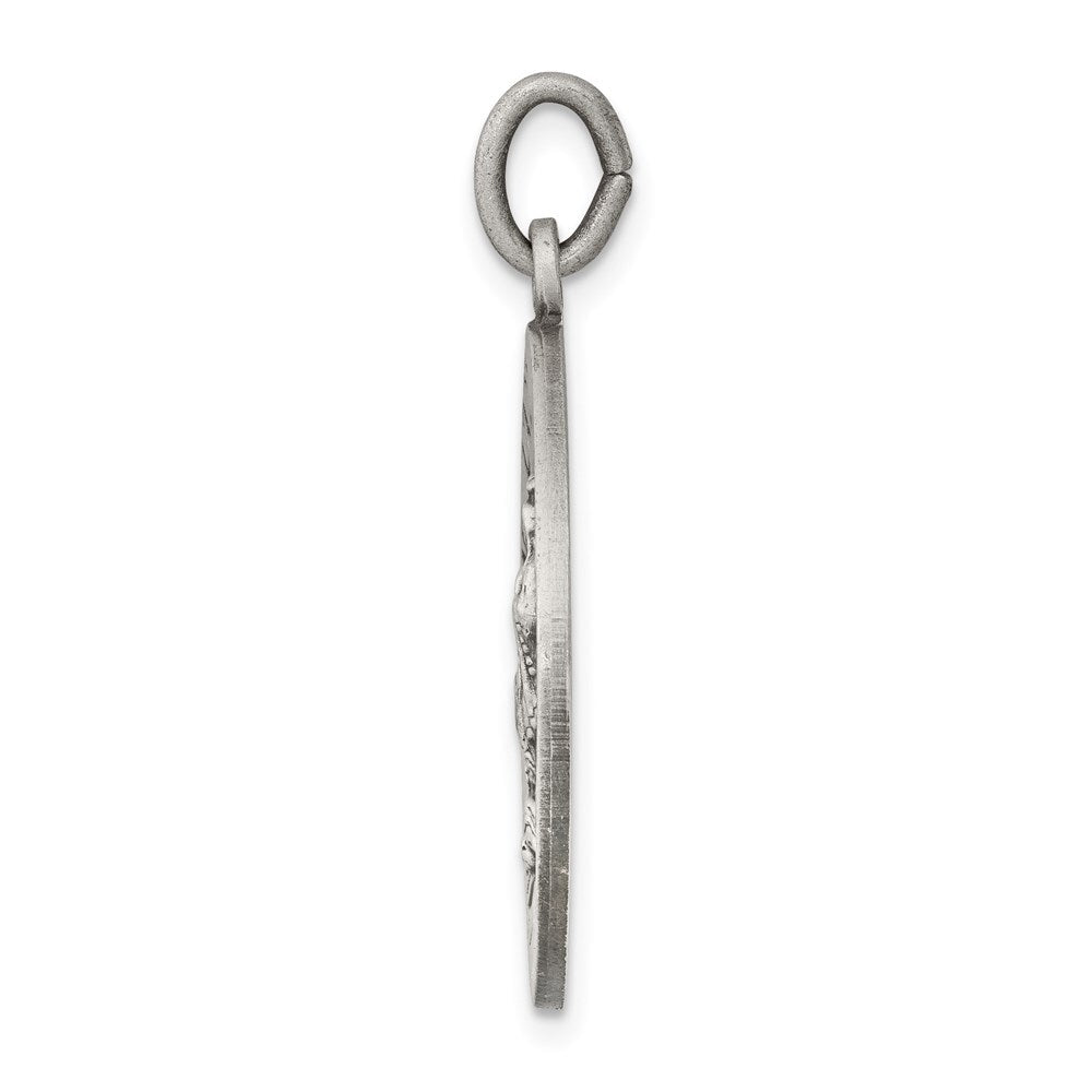 Sterling Silver Our Lady of Guadalupe Medal Pendant