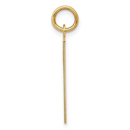 14k Yellow Gold Thursday the First Day Calendar Pendant