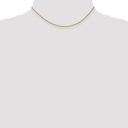 14k Yellow Gold 14 inch 1.25mm Spiga with Lobster Clasp Chain Necklace