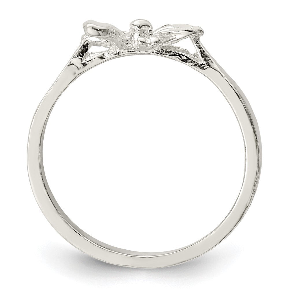 Sterling Silver Butterfly Ring Size 7