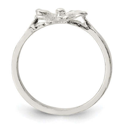 Sterling Silver Butterfly Ring Size 7