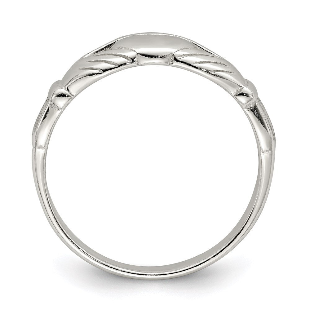 Sterling Silver Engagement Ring Size 7