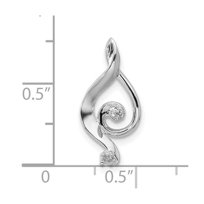 14k White Gold Pearl Pendant Mounting for Women