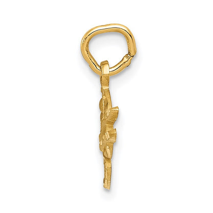 14k Yellow Gold Artist Palette Charm