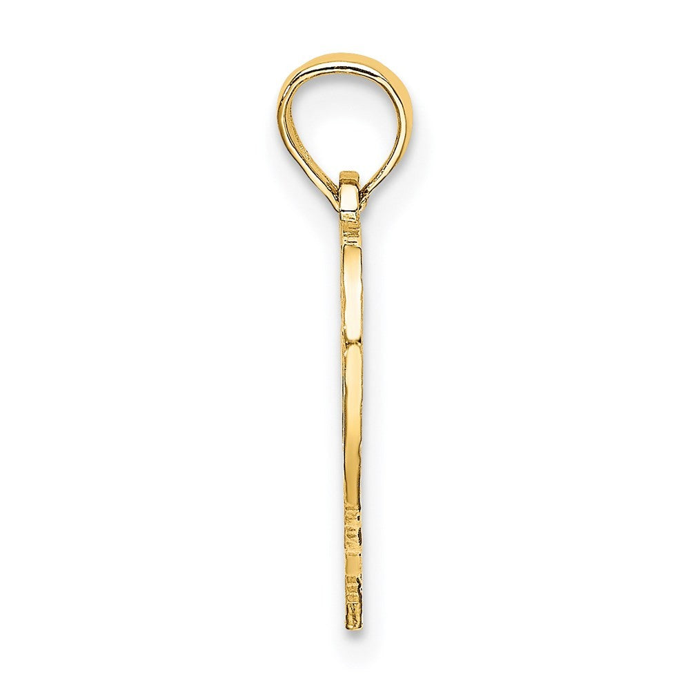 14k Yellow Gold 21 In Heart Charm