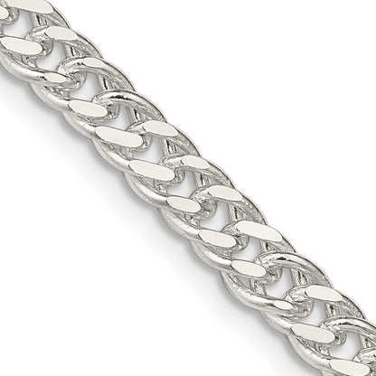 Sterling Silver 5.5mm Rambo Chain Necklace