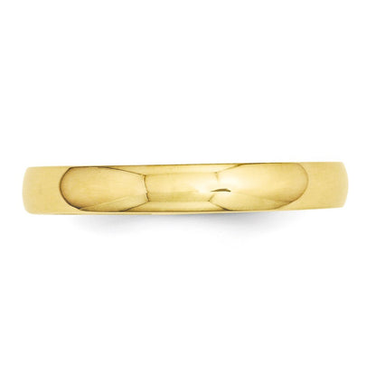 14K Yellow Gold Yellow Gold 3mm Half-Round Wedding Band Size 12