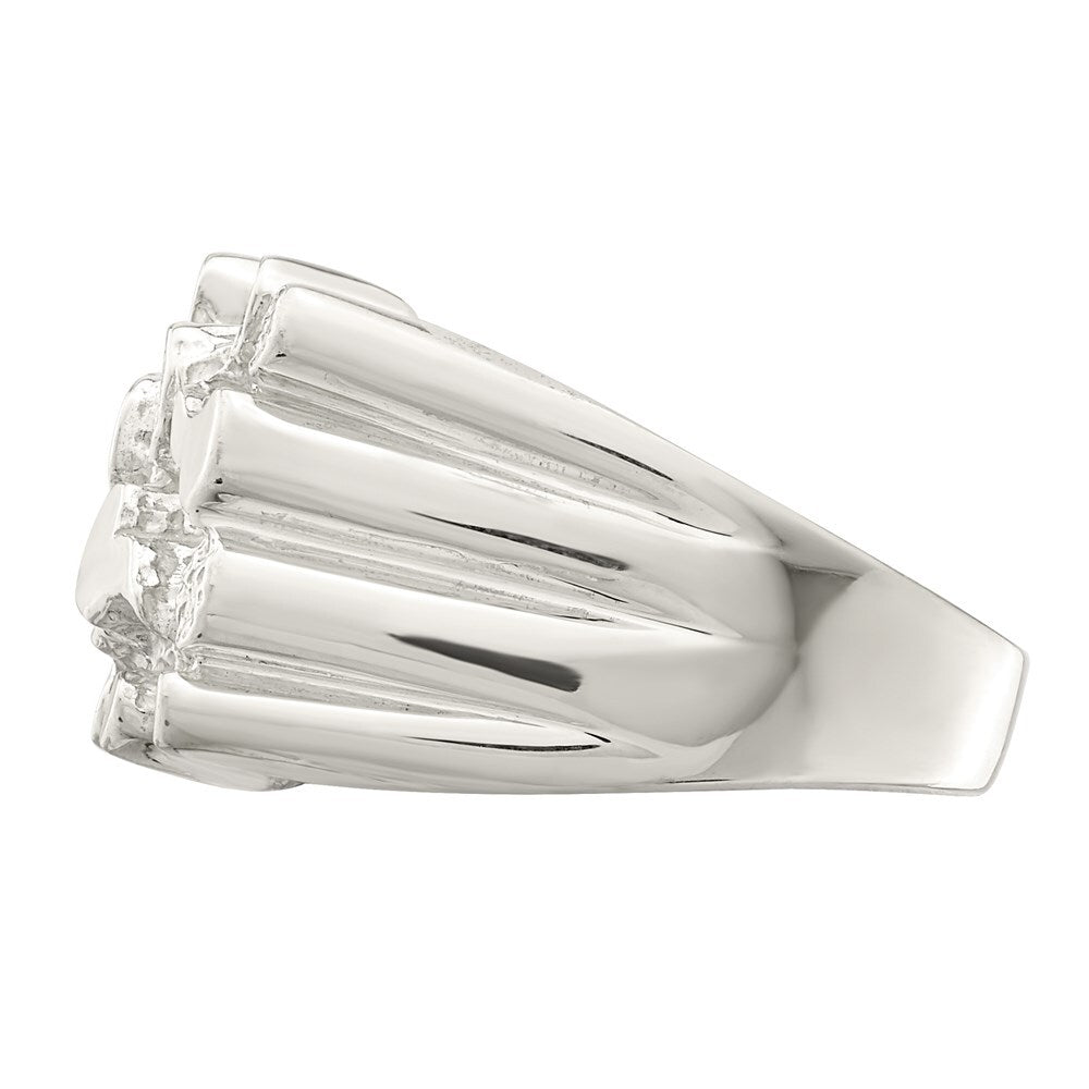 Sterling Silver Woman's Nugget Ring Size 8