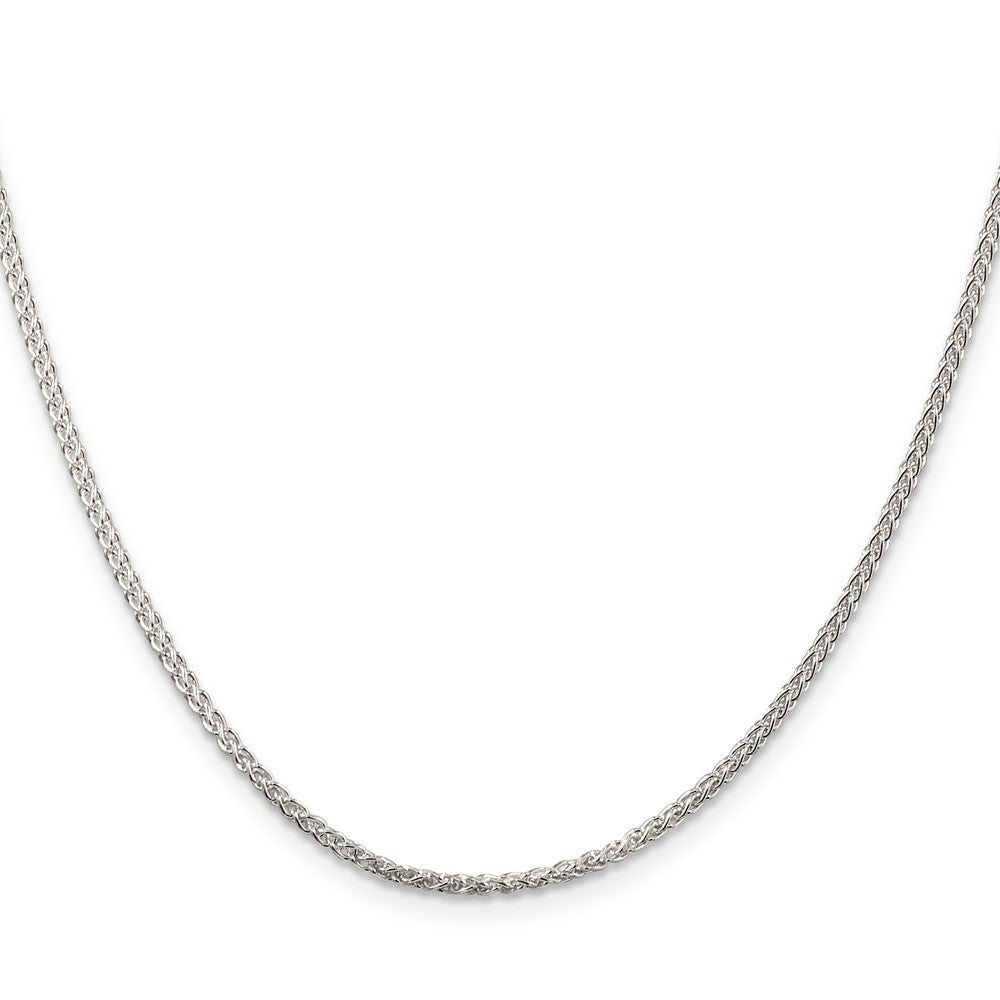 Sterling Silver 1.75mm Round Spiga Chain Necklace