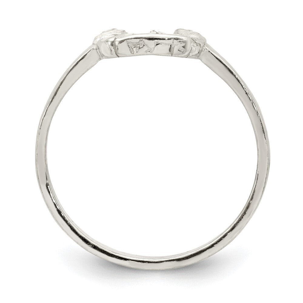 Sterling Silver Horseshoe Ring Size 7