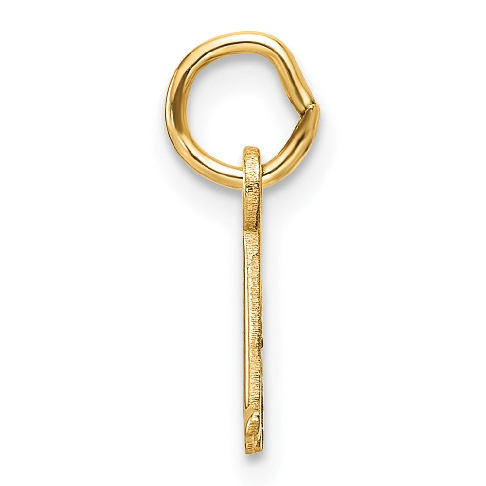 14k Yellow Gold Cutout Letter A Initial Pendant