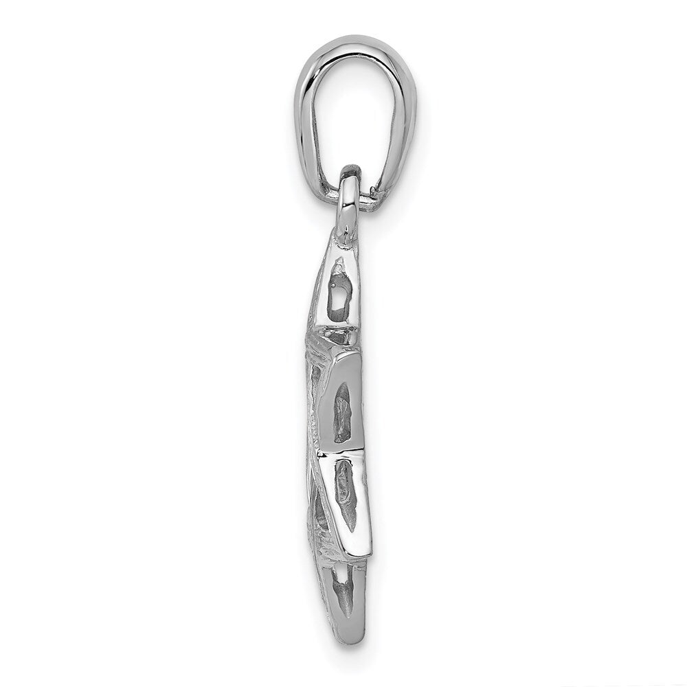 14k White Gold Star Of David Pendant for Women