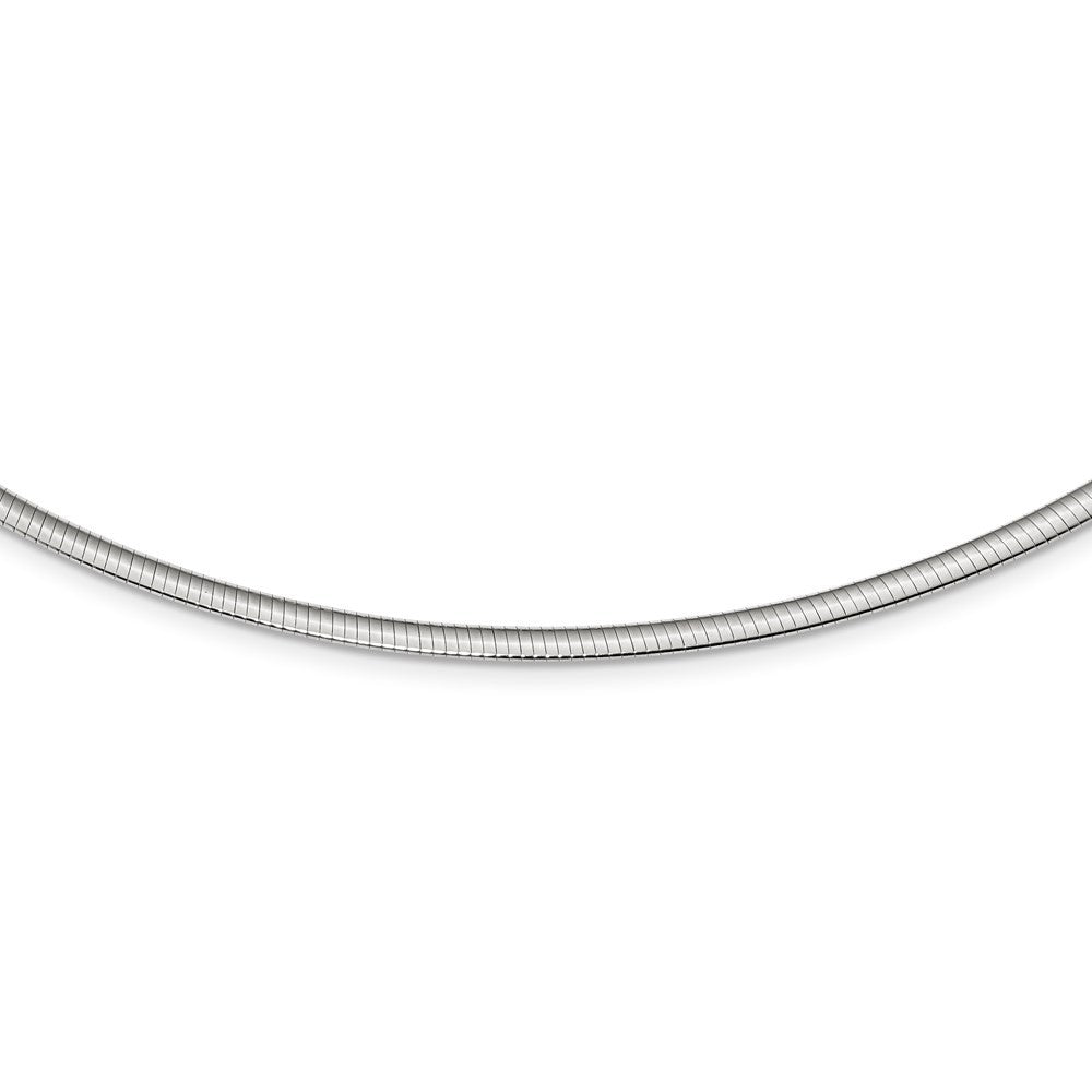 Sterling Silver Flash Gold-plated Reversible 3mm Cubetto Chain Necklace