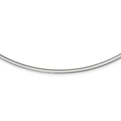 Sterling Silver Flash Gold-plated Reversible 3mm Cubetto Chain Necklace