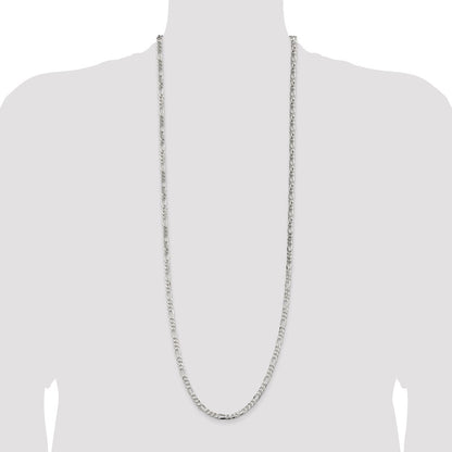 Sterling Silver 4.5mm Figaro Chain