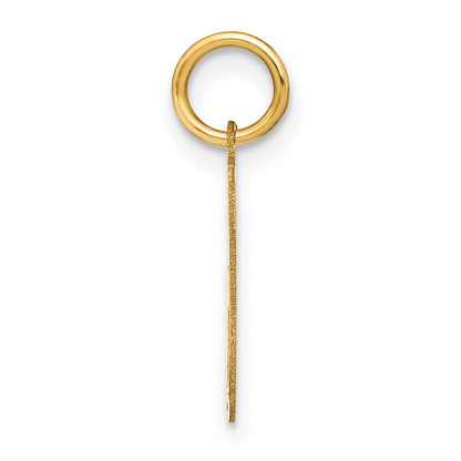 14k Yellow Gold Letter G Initial Pendant for Women