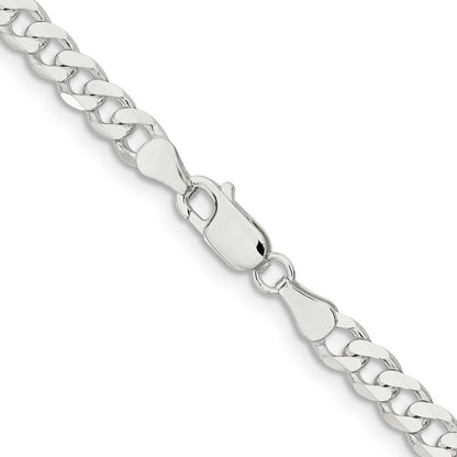 Sterling Silver 5.7mm Curb Chain Necklace