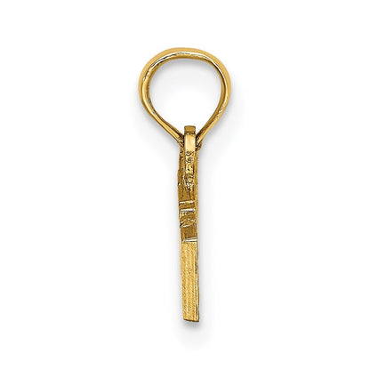 14k Yellow Gold Polished ALASKA Charm