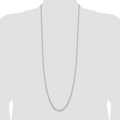 Sterling Silver 3.5mm Rolo Chain