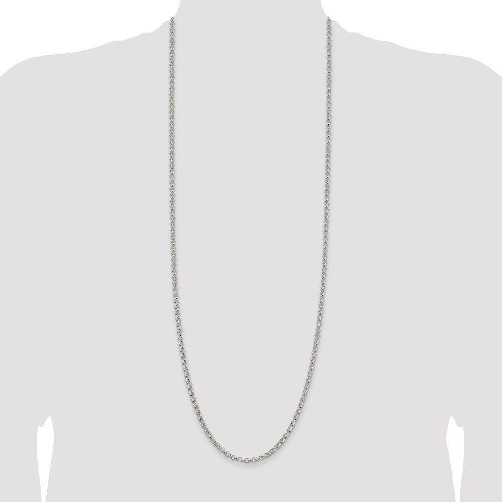 Sterling Silver 4mm Rolo Chain