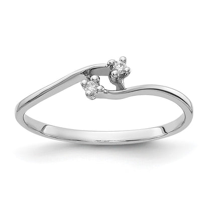 14k White Gold AA Diamond ring