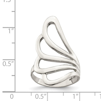 Sterling Silver Fancy Ring Size 7