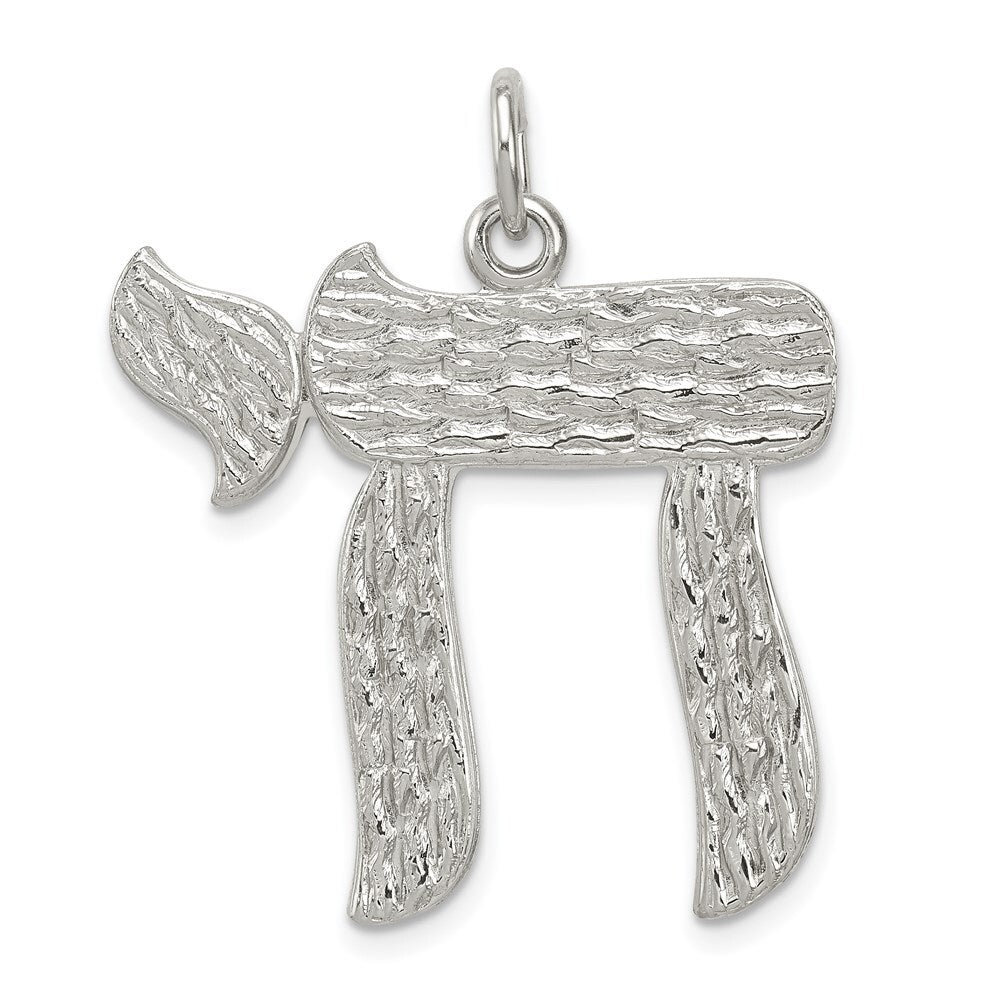 Sterling Silver Chai Pendant Holiday Gift for Women