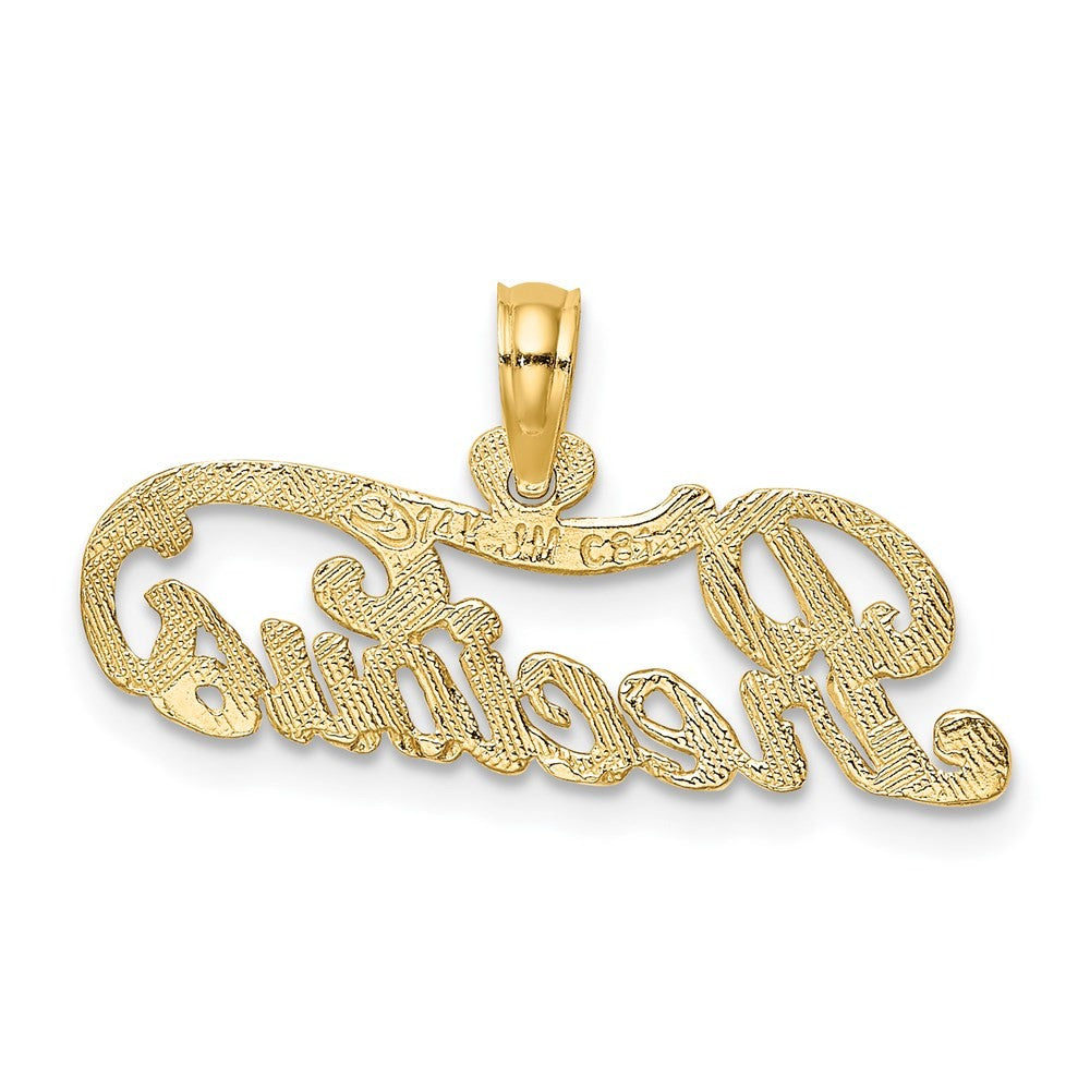 14k Yellow Gold PRECIOUS Charm