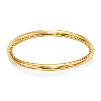 14K Yellow Gold Gold Polished Double Ring Size 7