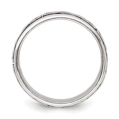 Sterling Silver Design Ring Size 10