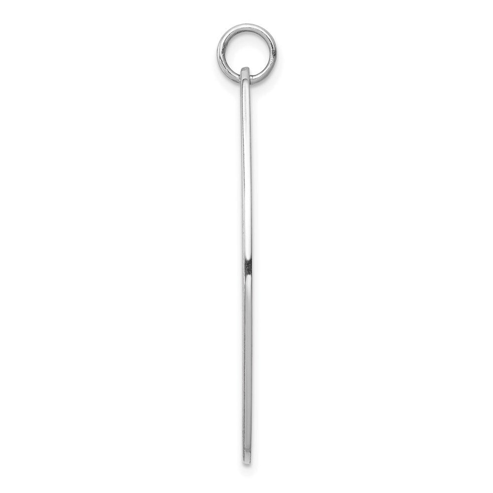 Sterling Silver Rhodium-plated Medical Jewelry Pendant