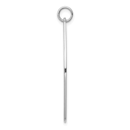 Sterling Silver Rhodium-plated Medical Jewelry Pendant