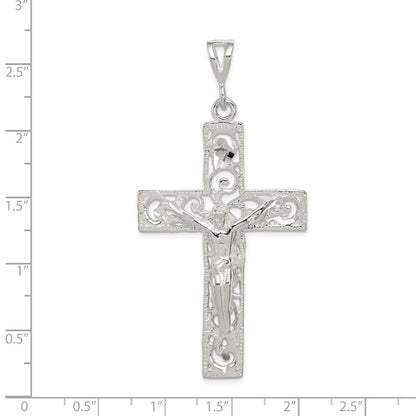 Sterling Silver Crucifix Pendant Holiday Gift for Women