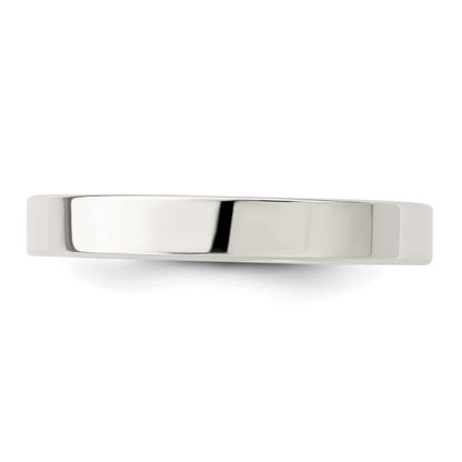 Sterling Silver 3mm Lightweight Flat Size 13 Band Ring