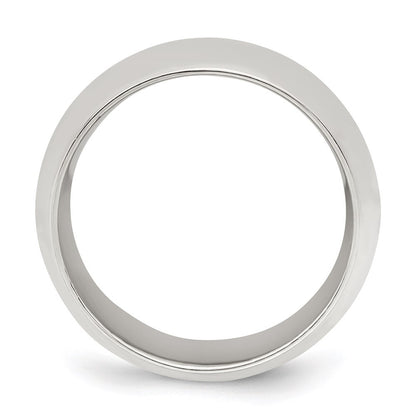Sterling Silver 9mm Comfort Fit Size 12 Band Ring