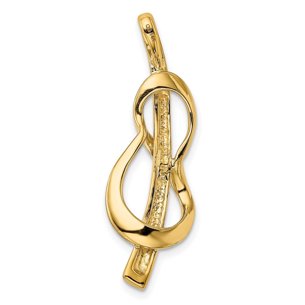 14k Two-tone Gold Slide Pendant for Women