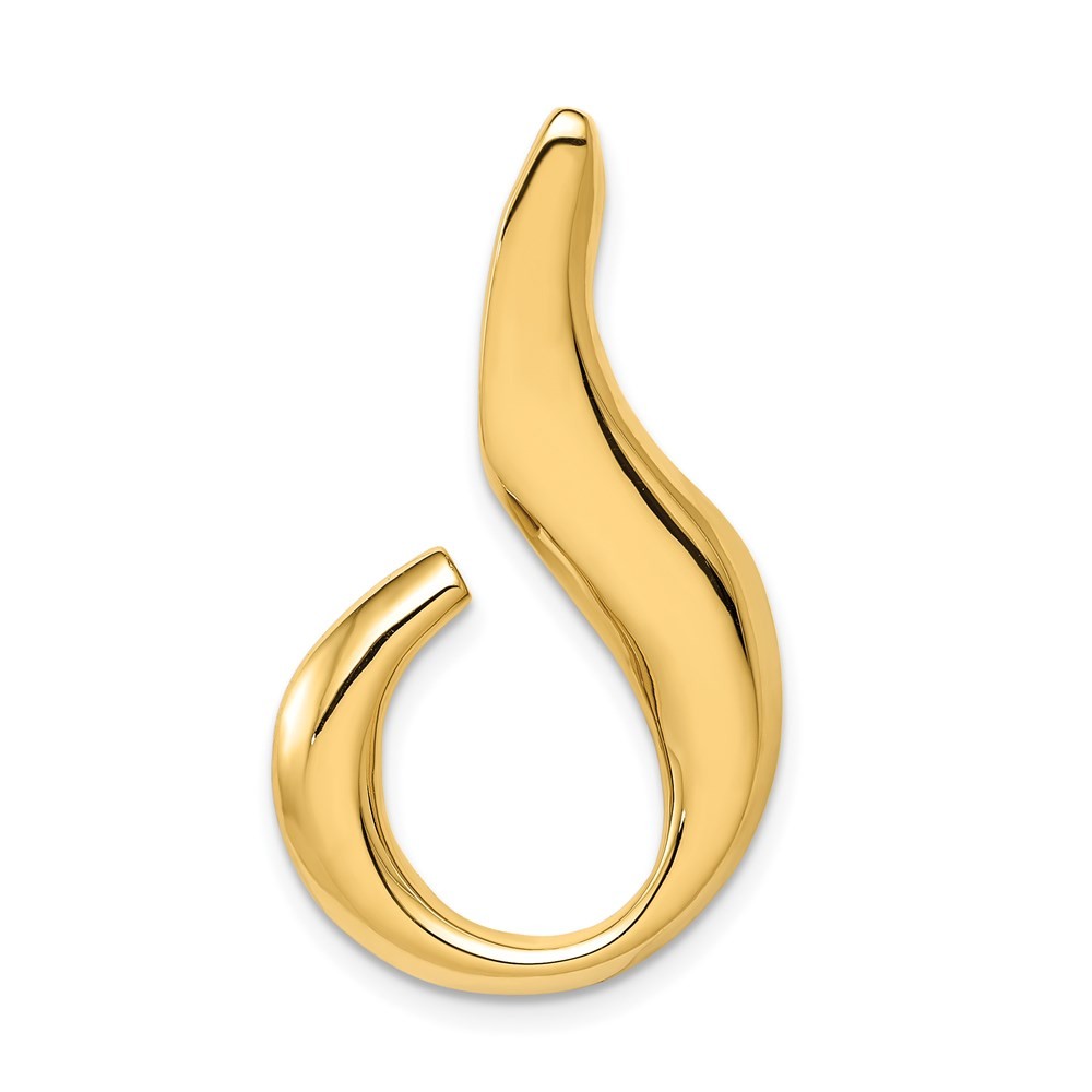 14k Yellow Gold Fits up to 6mm Regular and Fancy Omega Slide