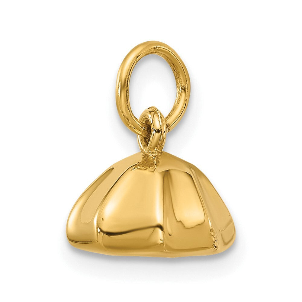 14k Yellow Gold Fancy Dumpling Pendant for Women