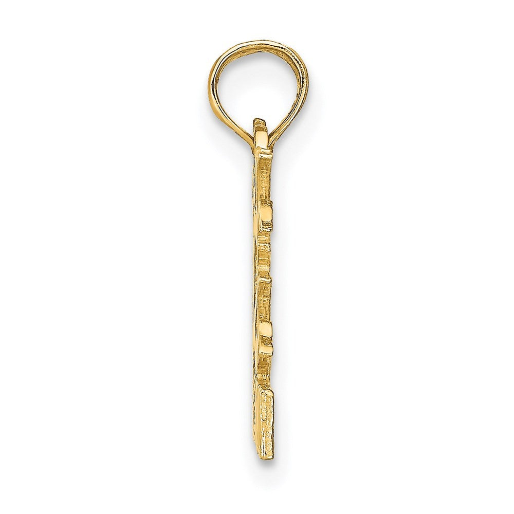 14k Yellow Gold GEMINI Zodiac Charm