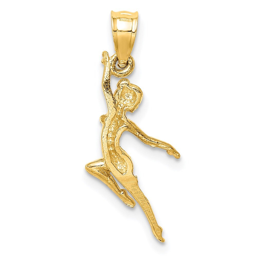 14k Yellow Gold Dancer Pendant for Women