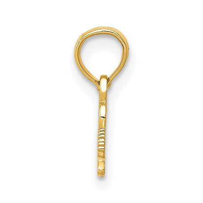 14k Yellow Gold Electric Guitar Pendant