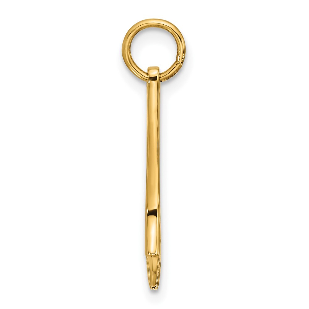 14k Yellow Gold Fancy Wrench