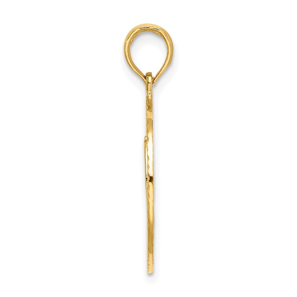 14k Yellow Gold #1 SON Charm Pendant for Women