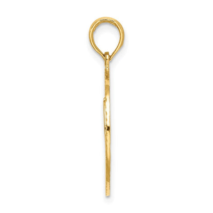 14k Yellow Gold #1 SON Charm Pendant for Women