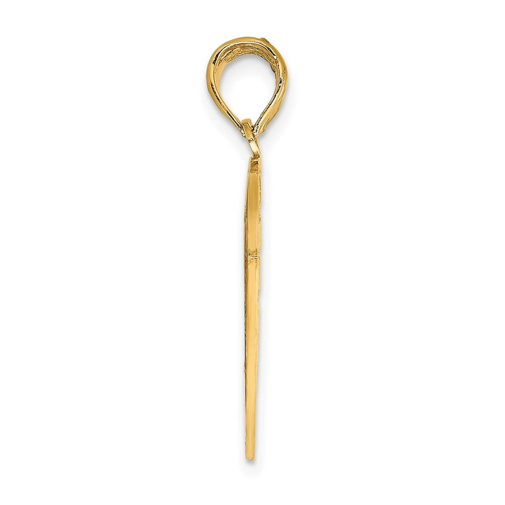 14k Gold Reversible FOREVER AND EVER FRIENDS 2-Piece Break-Apart Heart Charm