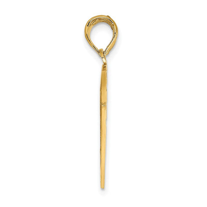 14k Gold Reversible FOREVER AND EVER FRIENDS 2-Piece Break-Apart Heart Charm
