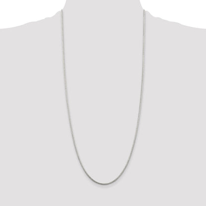 Sterling Silver 1.6mm Round Snake Chain