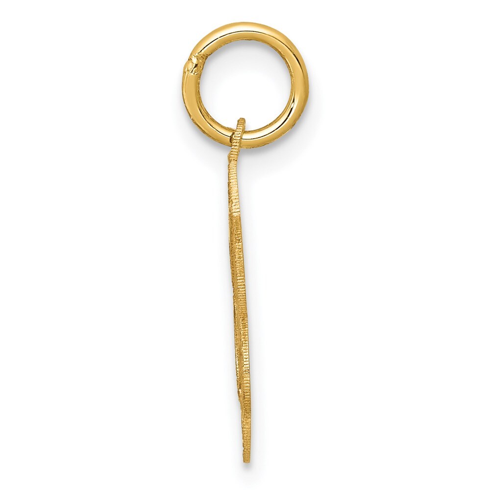 14k Yellow Gold Holy Communion Charm Pendant for Women