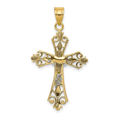 14k Two-tone Gold Pendant for Women